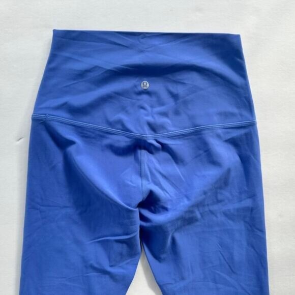 Lululemon Align Super-High-Rise Pant 28" Wild Indigo Size 8 Yoga Gym Comfort - Picture 3 of 7